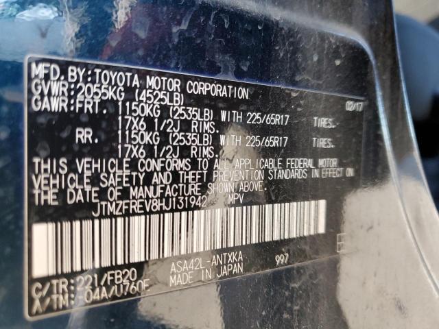 2017 TOYOTA RAV4 LE - JTMZFREV8HJ131942