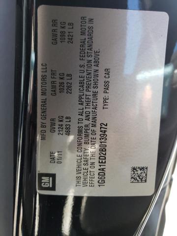 1G6DA1ED2B0139472 Cadillac CTS