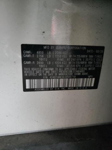 2020 SUBARU OUTBACK LI - 4S4BTANC4L3246718