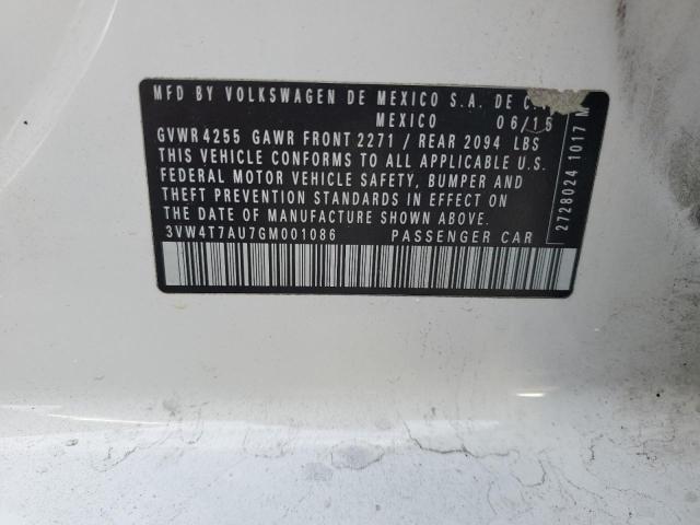 2016 VOLKSWAGEN GTI S/SE - 3VW4T7AU7GM001086