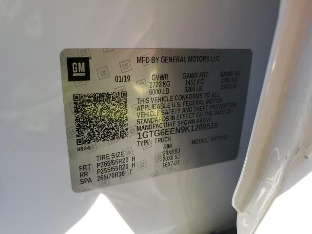 2019 GMC CANYON DEN 1GTG6EEN9K1209510