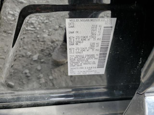 2021 NISSAN MURANO SL 5N1AZ2CJ9MC116856