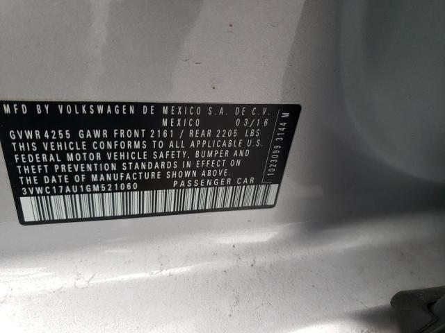 2016 VOLKSWAGEN GOLF SPORT - 3VWC17AU1GM521060