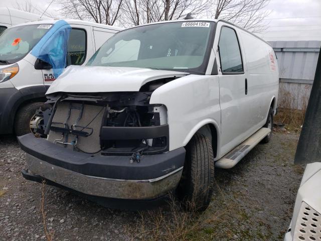 Salvage cars for sale from Copart Bowmanville, ON: 2019 GMC Savana G25
