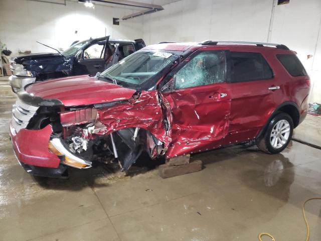 Ford Explorer salvage cars for sale: 2014 Ford Explorer XLT