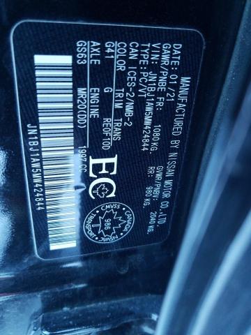2021 NISSAN QASHQAI JN1BJ1AW5MW424844