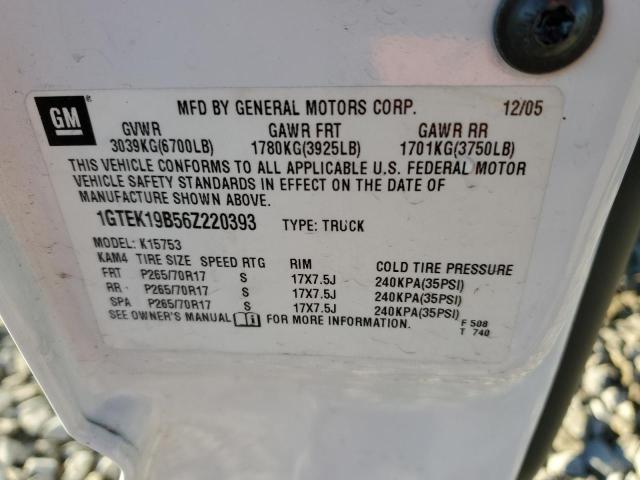 1GTEK19B56Z220393 GMC New Sierra K1500