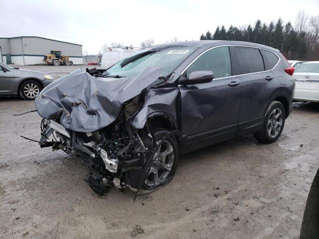 Salvage cars for sale from Copart Leroy, NY: 2019 Honda CR-V EXL