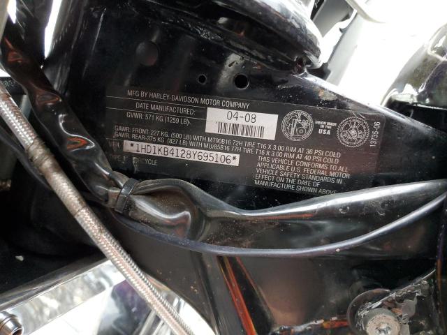 2008 HARLEY-DAVIDSON FLHX - 1HD1KB4128Y695106