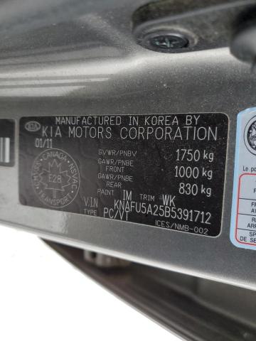 KNAFU5A25B5391712 KIA FORTE EX