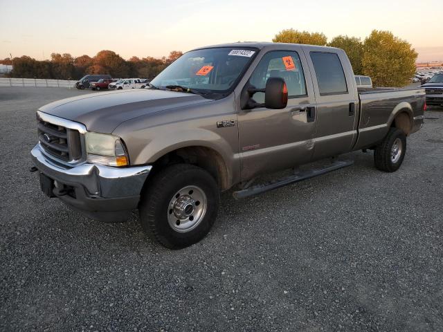 Ford F350 salvage cars for sale: 2004 Ford F350 SRW Super Duty