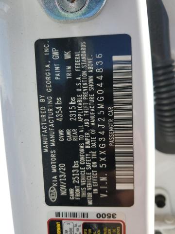2021 KIA K5 EX - 5XXG34J25MG044836