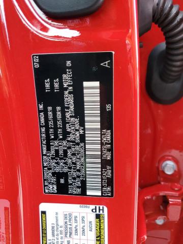 2022 LEXUS NX 350 2T2GGCEZ8NC008536
