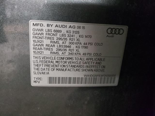 2015 AUDI Q7 PRESTIG - WA1DGAFE3FD030000