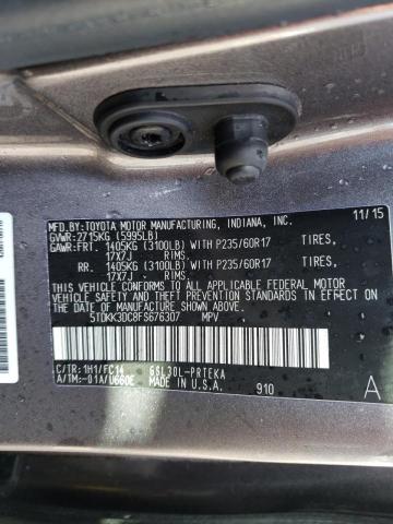 2015 TOYOTA SIENNA LE - 5TDKK3DC8FS676307