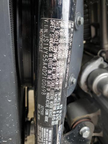 2013 SUZUKI VZ1500 JS1VY55A4D2100698