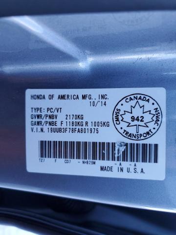 19UUB3F78FA801975 Acura Tlx Advance