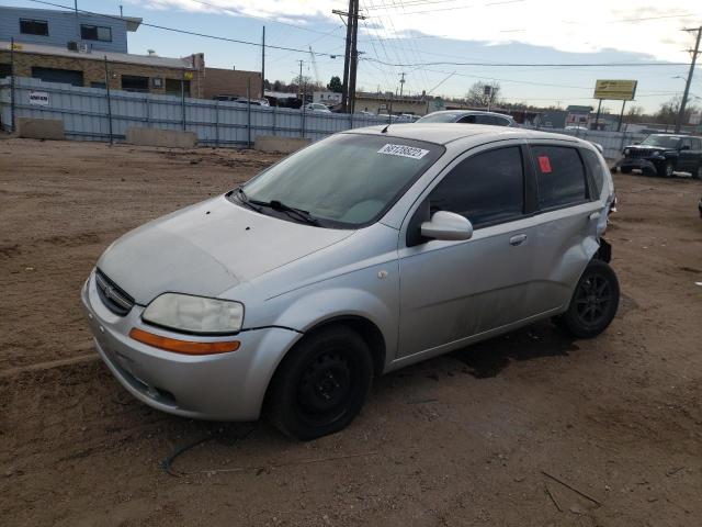 Salvage cars for sale from Copart Colorado Springs, CO: 2005 Chevrolet Aveo Base