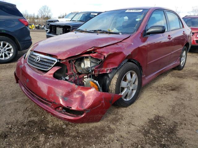 Salvage cars for sale from Copart Columbia Station, OH: 2005 Toyota Corolla CE