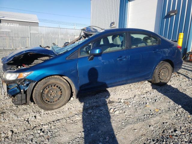 Salvage cars for sale from Copart Elmsdale, NS: 2013 Honda Civic LX