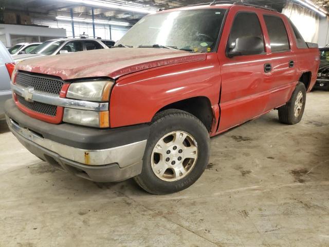 Salvage cars for sale from Copart Wheeling, IL: 2004 Chevrolet Avalanche