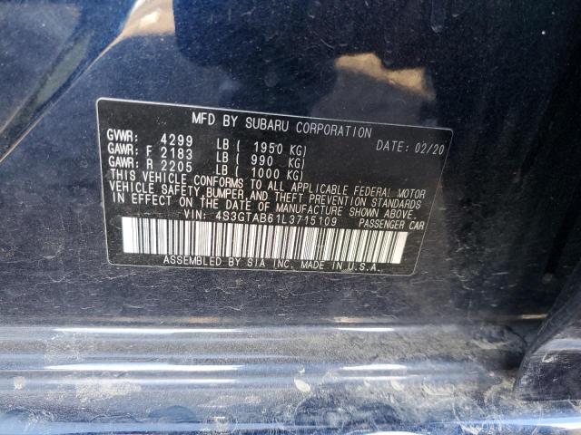 2020 SUBARU IMPREZA - 4S3GTAB61L3715109
