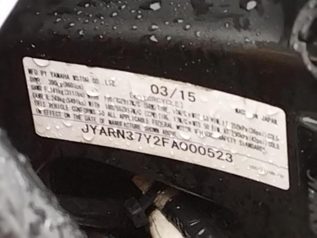 2015 YAMAHA FJ09 C JYARN37Y2FA000523