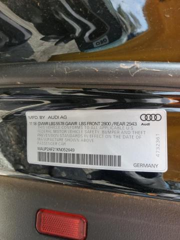 VIN WAUP2AF21KN052649 2019 Audi A7, Premium no.12