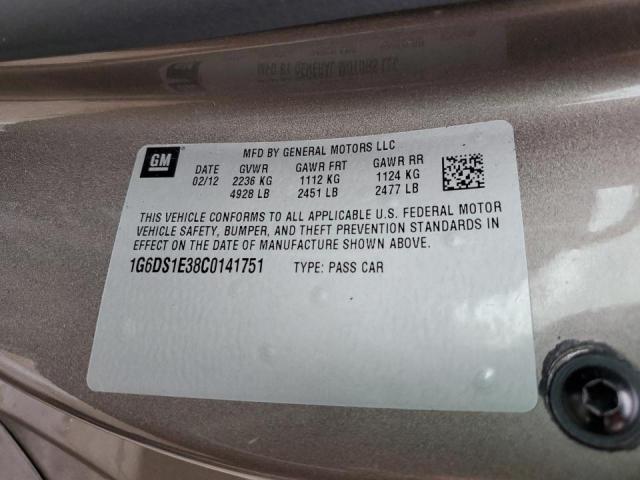 1G6DS1E38C0141751 Cadillac Cts Premium Collection