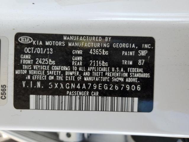 5XXGN4A79EG267906 KIA Optima