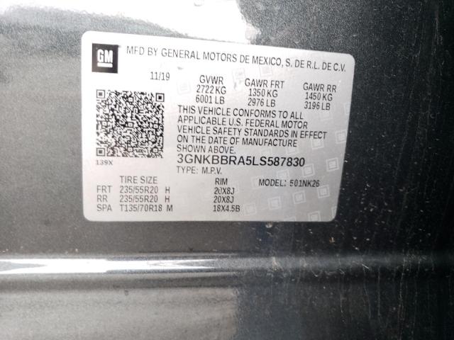 2020 CHEVROLET BLAZER 1LT - 3GNKBBRA5LS587830