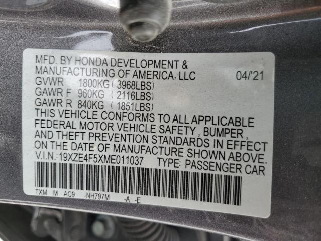 2021 HONDA INSIGHT EX - 19XZE4F5XME011037
