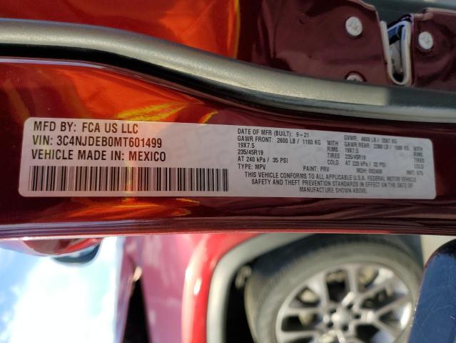 2021 JEEP COMPASS 80 3C4NJDEB0MT601499