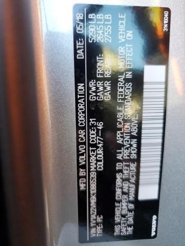 2019 VOLVO V90 T6 R-D YV1A22VM6K1086539