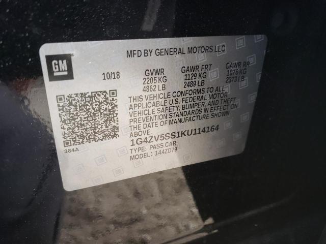 2019 BUICK LACROSSE A 1G4ZV5SS1KU114164
