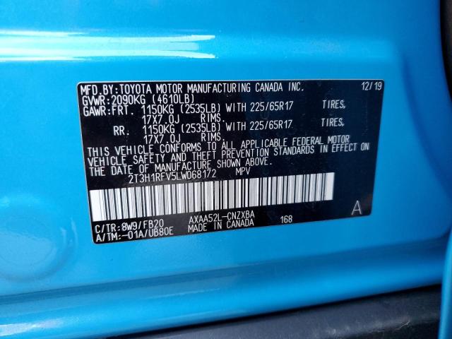 2020 TOYOTA RAV4 LE - 2T3H1RFV5LW068172