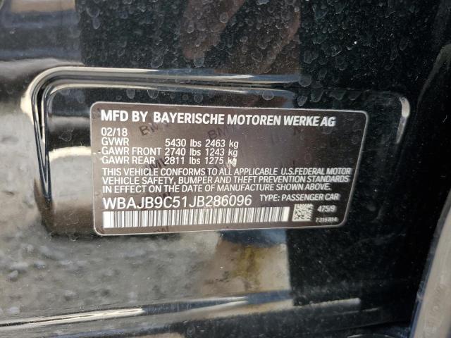 2018 BMW M550XI WBAJB9C51JB286096