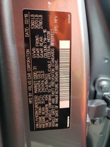 2018 VOLVO XC60 T5 LYV102RK1JB083592
