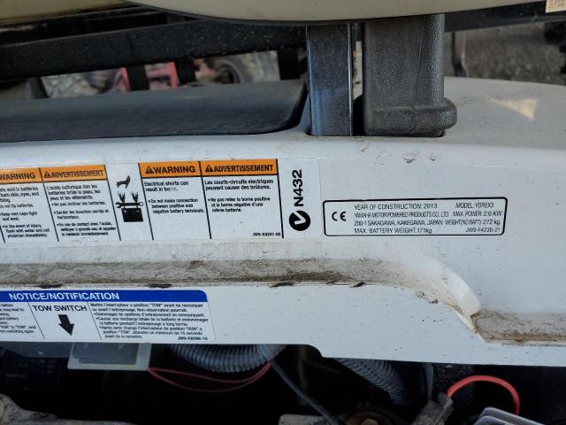 2013 YAMAHA GOLF CART JW9F423621