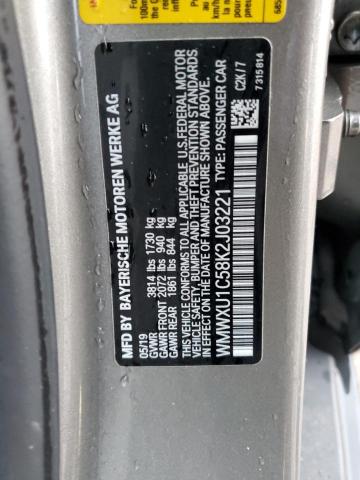 WMWXU1C58K2J03221 Mini Cooper