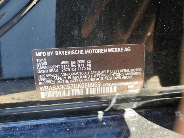 2016 BMW 320I WBA8A3C57GK688969
