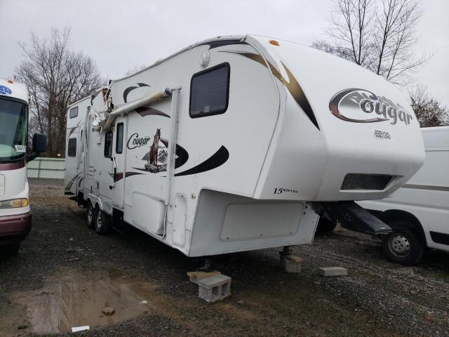 Salvage cars for sale from Copart Central Square, NY: 2010 Cougar 5th Wheel