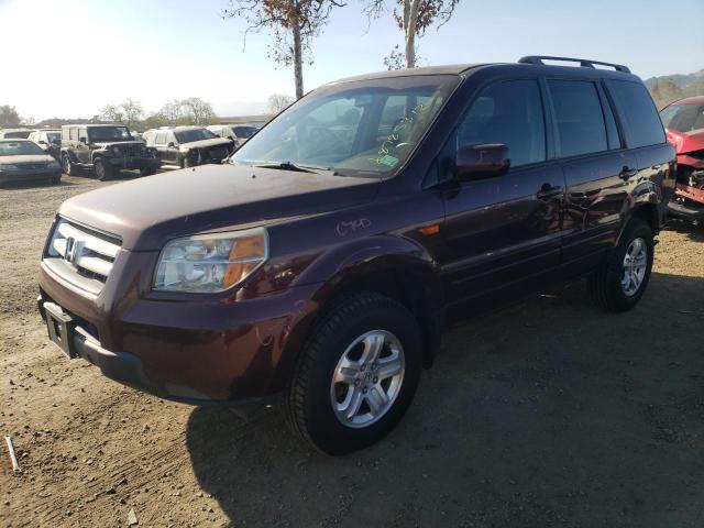 Salvage cars for sale from Copart San Martin, CA: 2008 Honda Pilot VP