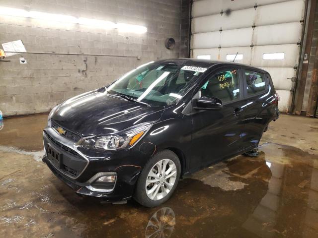 Salvage cars for sale from Copart Angola, NY: 2021 Chevrolet Spark 1LT