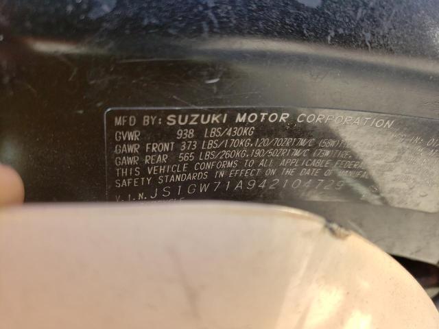 2004 SUZUKI GSX1300 R JS1GW71A942104729