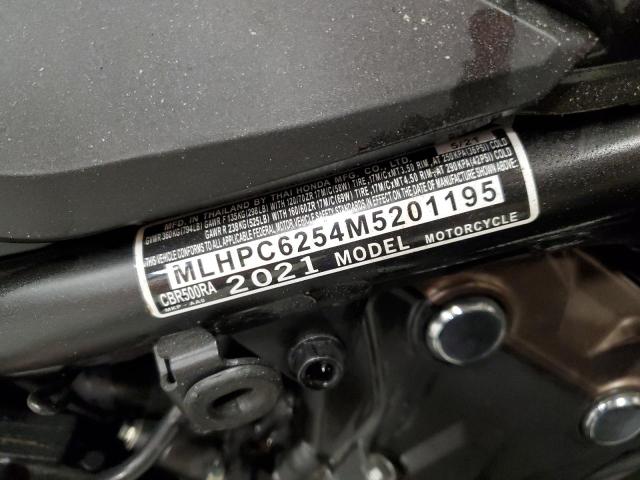 2021 HONDA CBR500 RA MLHPC6254M5201195