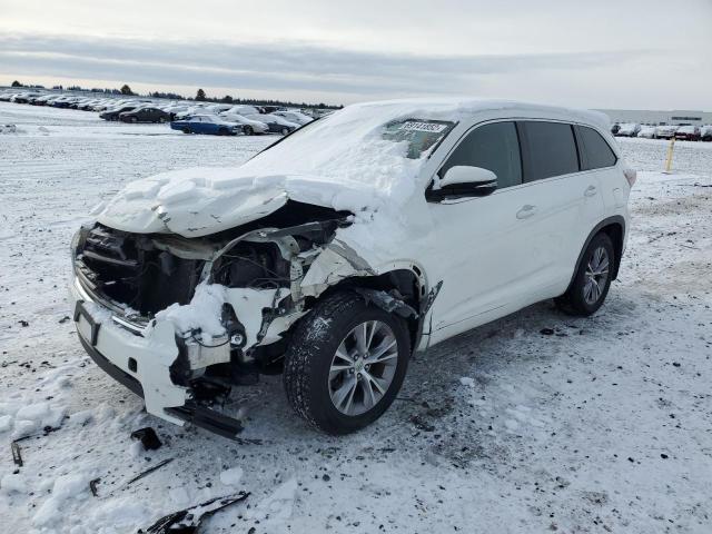 Salvage cars for sale from Copart Airway Heights, WA: 2015 Toyota Highlander