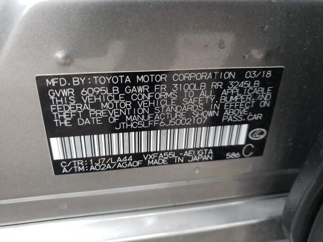 2018 LEXUS LS 500 JTHC5LFF6J5002107