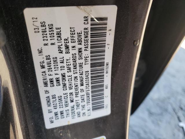 19UUA9F57CA009428 Acura TL