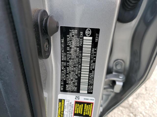 2018 TOYOTA CAMRY L - 4T1B11HK1JU015811